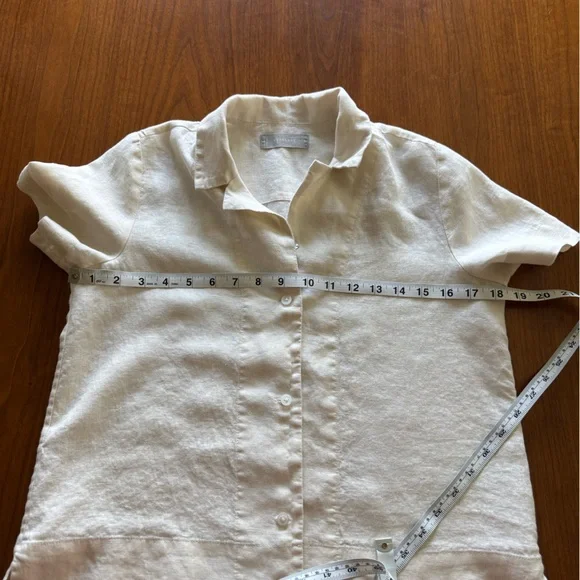 Everlane Button-Up Linen Top - Picture 4 of 7